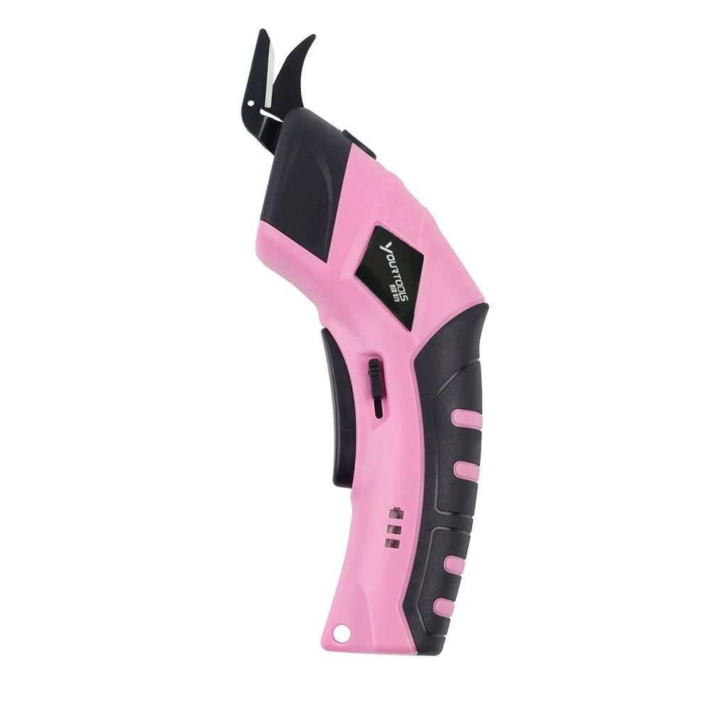 Pink Professional Electric Fabric Cutting Machine