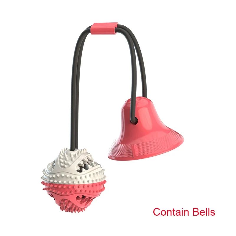 Interactive Suction Cup Dog Chew Ball