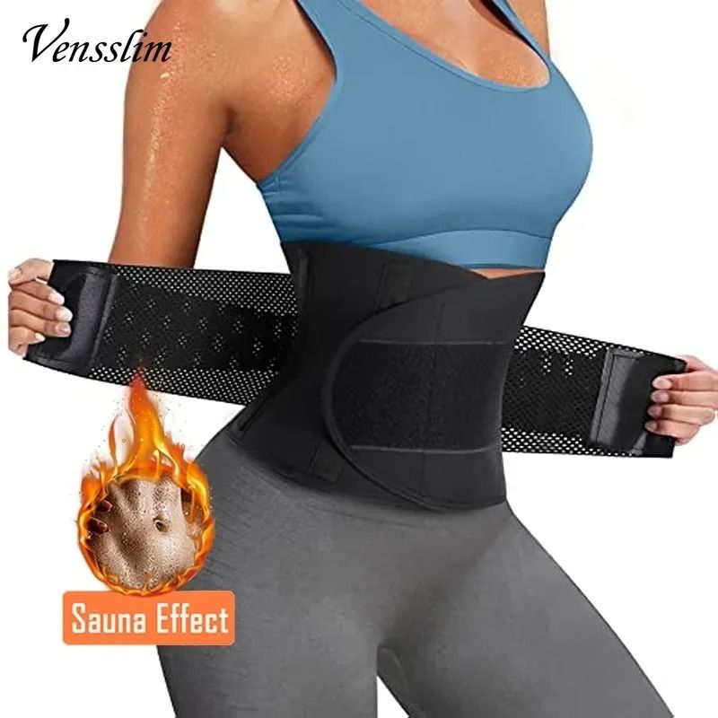 Vensslim Women Sauna Sweat Waist Trainer and Abdomen Slimming Belt