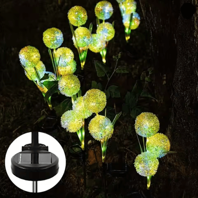 Solar Dandelion Garden Light