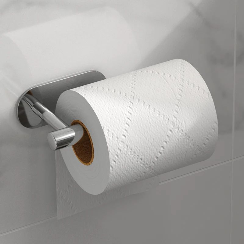Stainless Steel Paper Towel Holder Wall Mounted No Drill Rack
