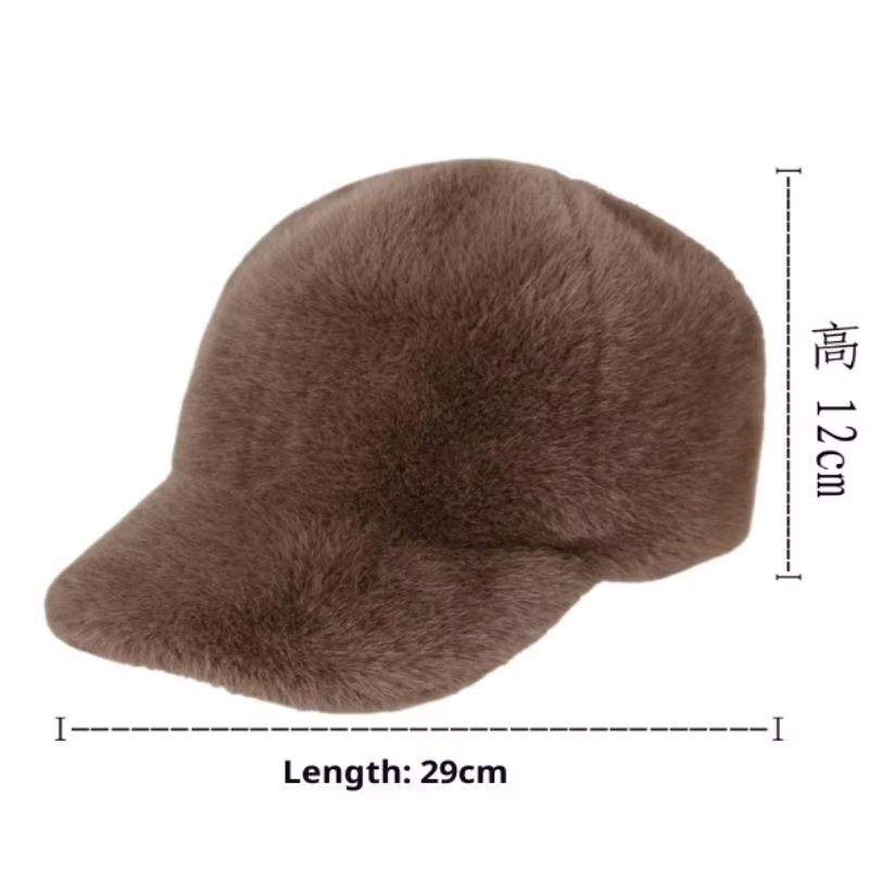 ArcticShield Plush Faux Fur Winter Snapback Hat