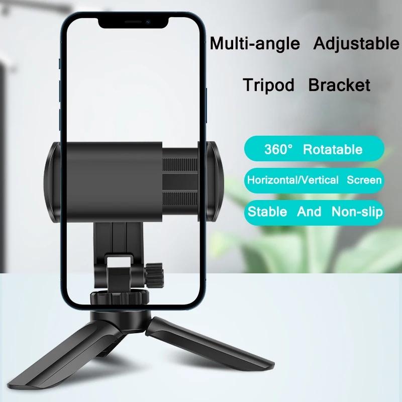 Mini Desktop Tripod, Portable Tripod, Multi-angle Adjustment, Smartphone Live Camera Stabilizer Bracket