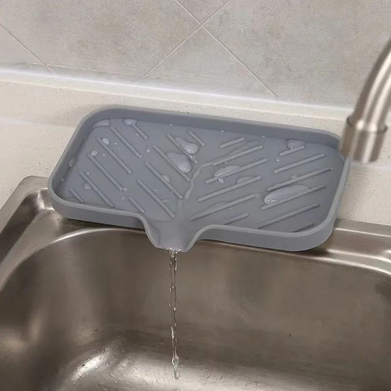 Quick-Dry Kitchen Sink Sponge Holder Caddy Organizer