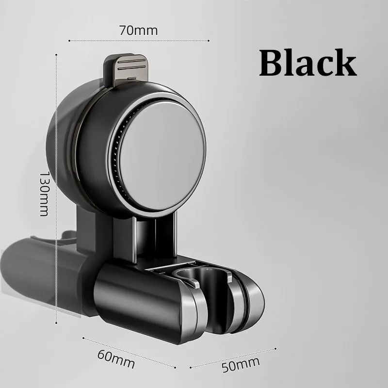 Adjustable Shower Head Holder Suction Cup Wall Mount Bracket