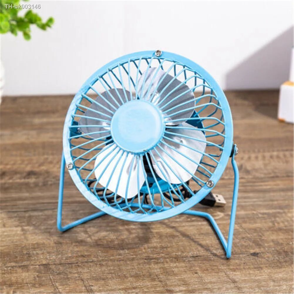 4-Inch Metal USB Desk Fan – Portable Mini Cooling Fan for Home, Office & Travel