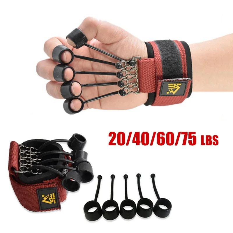 FlexPro Finger Strengthener and hand rehabilitation exerciser with Adjustable 20 to 75 lb Resistance
