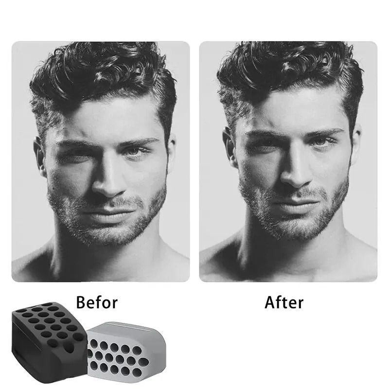 Silicone Jaw Exerciser & Facial Toner Set