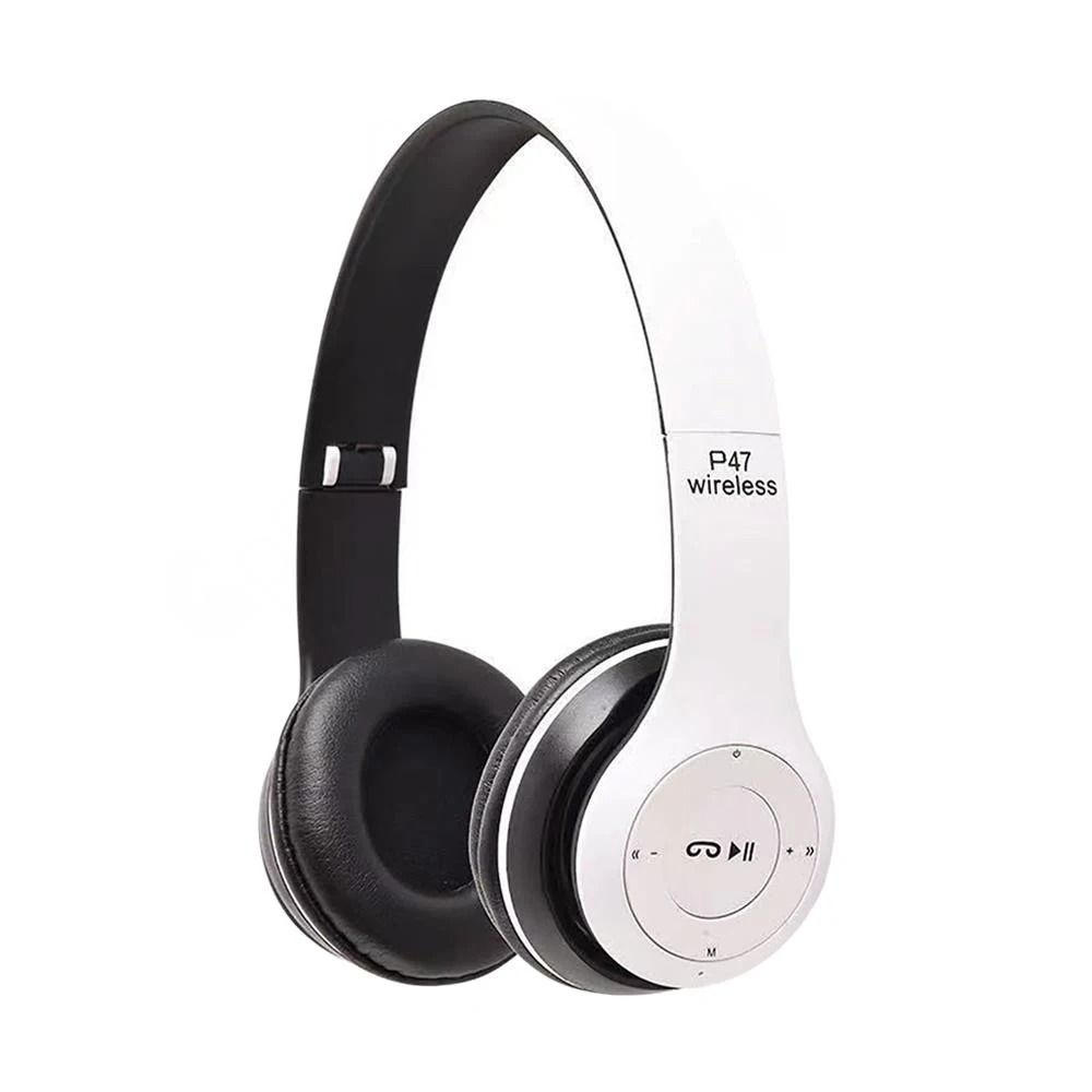 Wireless Bluetooth 5.3 Over Ear Headphones HIFI Stereo with Microphone