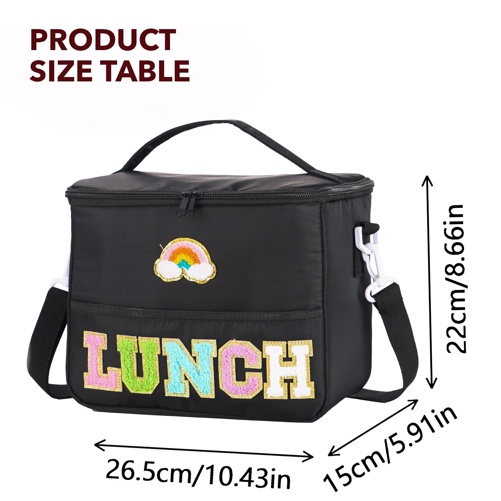 Embroidered Picnic Crossbody Travel Bag