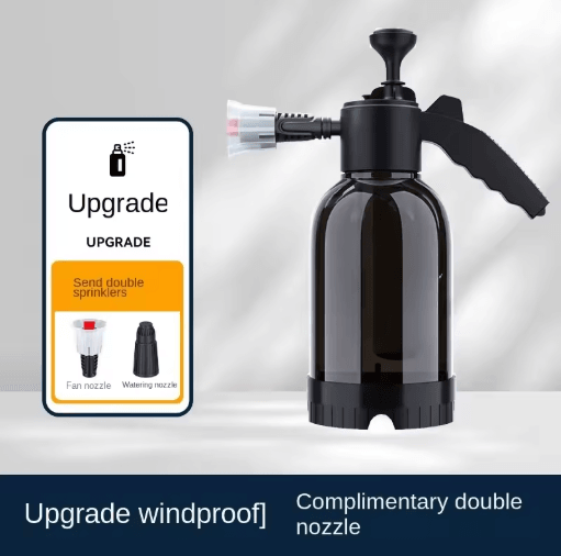 2L Hand Pump Foam Sprayer with Adjustable Nozzles for Car and Window Cleaning
