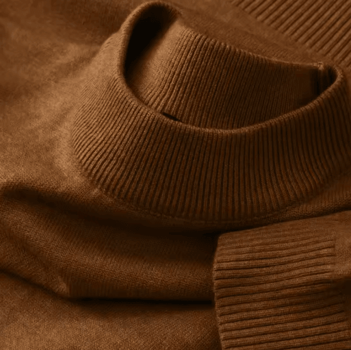 Mens Autumn Casual Mock Turtleneck Sweater Lightweight Long Sleeve Knit Pullover