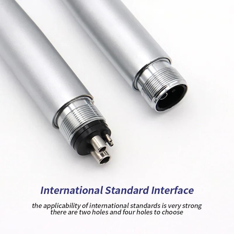 LED Dental High Speed Handpiece With Ceramic Bearing And Air Turbine Design