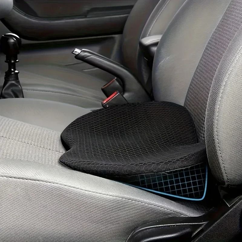 2-in-1 Memory Foam Car Seat Cushion – High-Performance Relief for Sciatica & Lower Back Pain