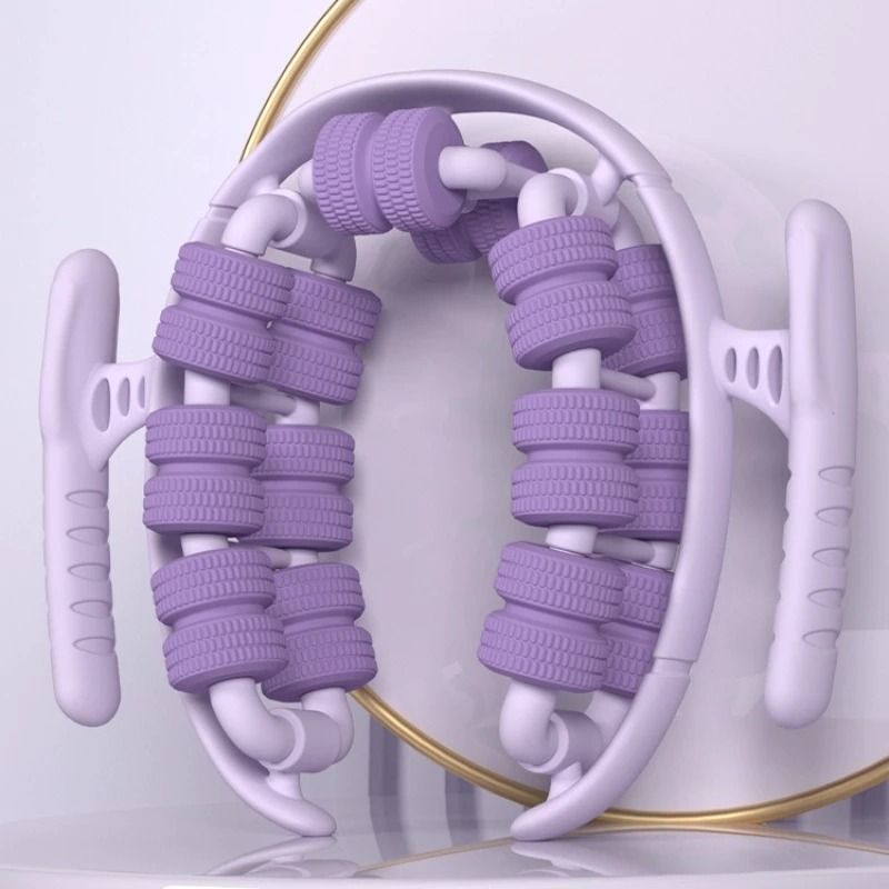 28 Wheel Annular Leg Clamp Massager Anti-Cellulite Body Slimming Roller