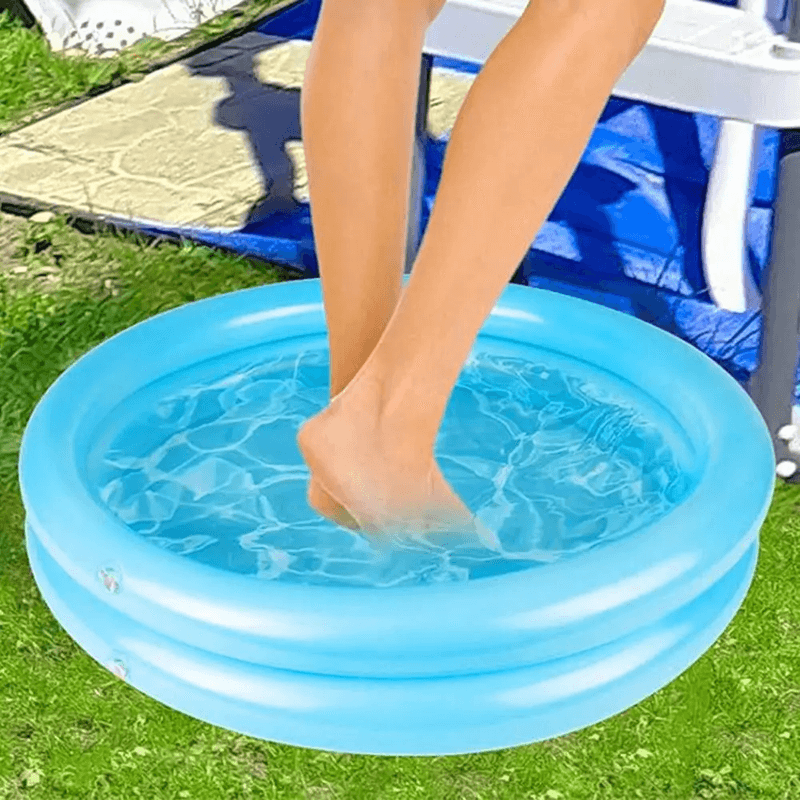 AquaRest Portable Inflatable Foot Basin – Collapsible Foot Soaking Bath for Pool, Beach, and Travel