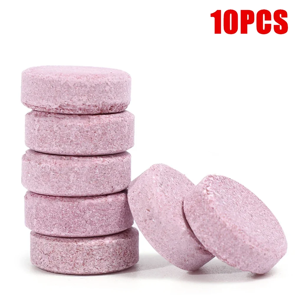 Car Effervescent Washer Fluid Tablets, Concentrated Windshield Glass Cleaner