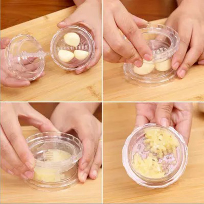 Manual Garlic Press Crusher Roll Chopper Multifunctional Kitchen Gadgets Home Appliance