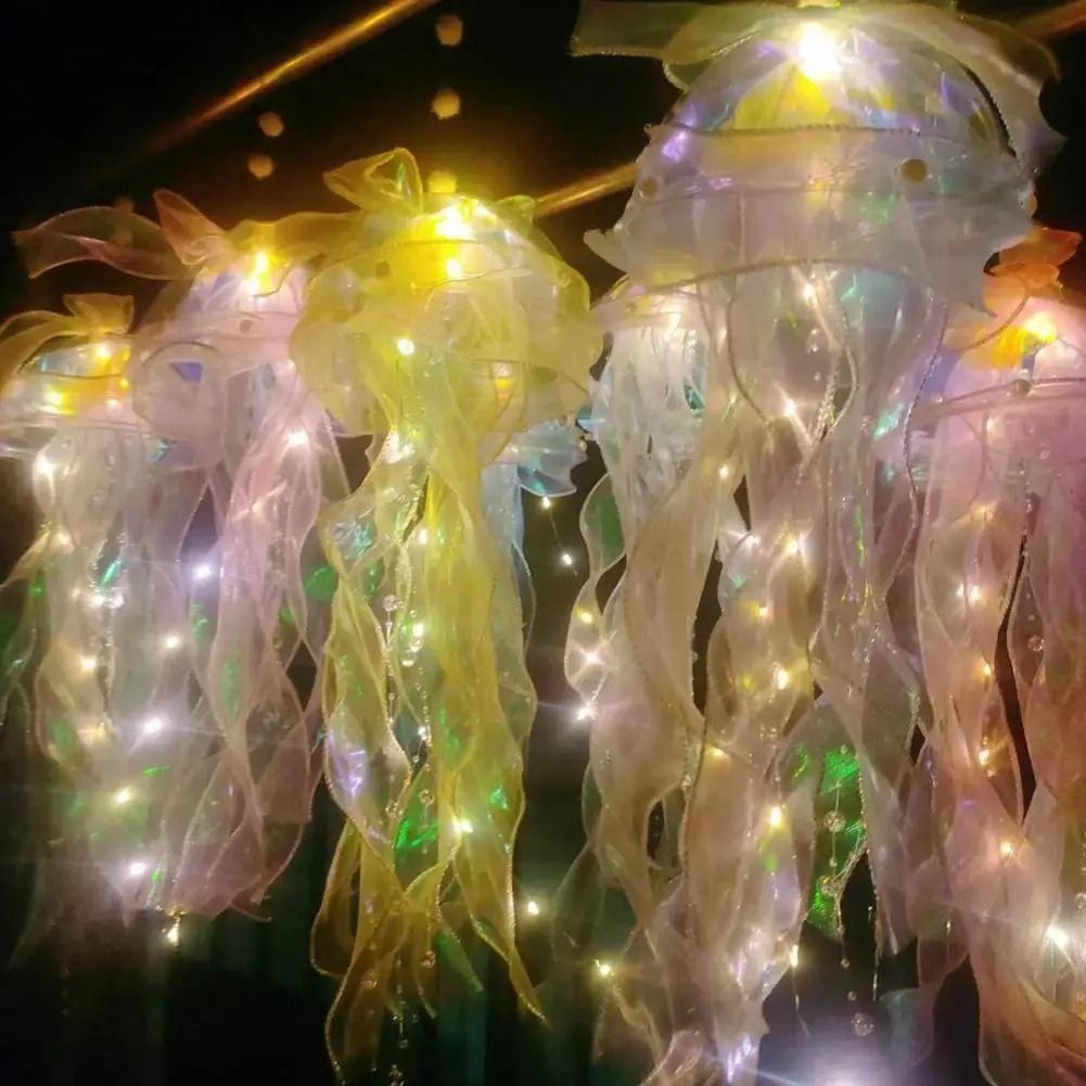 Ethereal Jellyfish Lamp | DIY Hanging Ocean Night Light | Executive Studio & Mermaid Sanctuary Decor