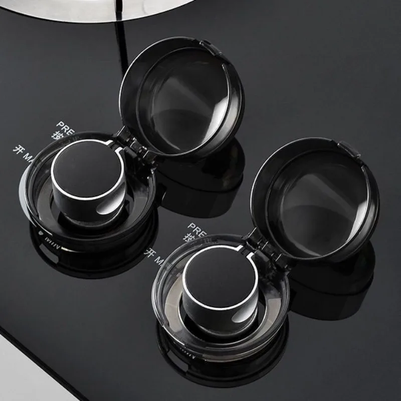 Universal Stove Knob Covers Plastic Kitchen Safety Guards Child Safety Lock Protectors for Gas Ovens