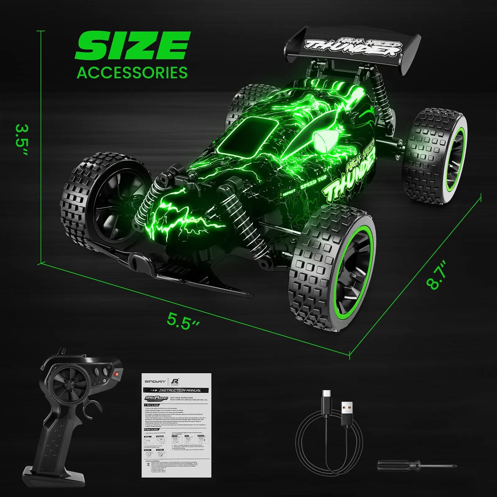 High Speed 1 18 RC Car 20kmh Remote Control Drift Car with Rechargeable Battery