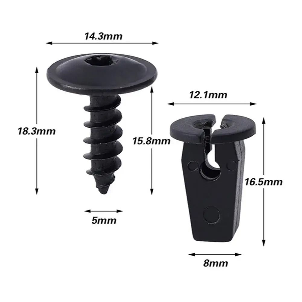 Auto Mudguard & Engine Cover Fastener Set
