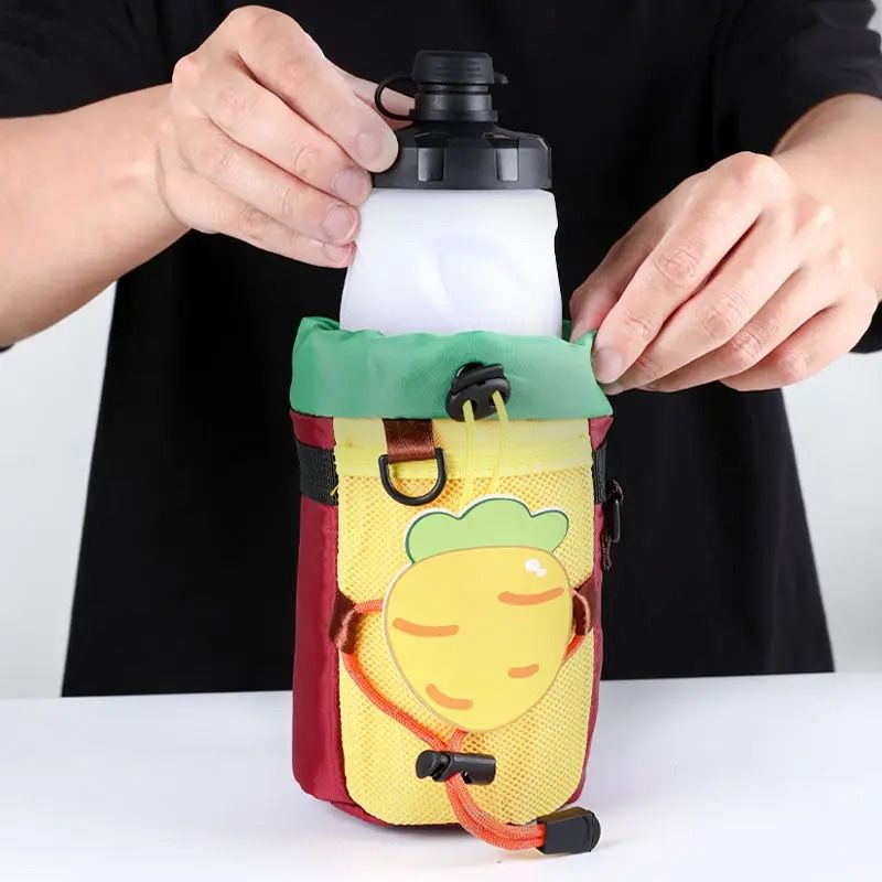 Cycling Front Bottle Pouch and Handlebar Water Bottle Cage Bag