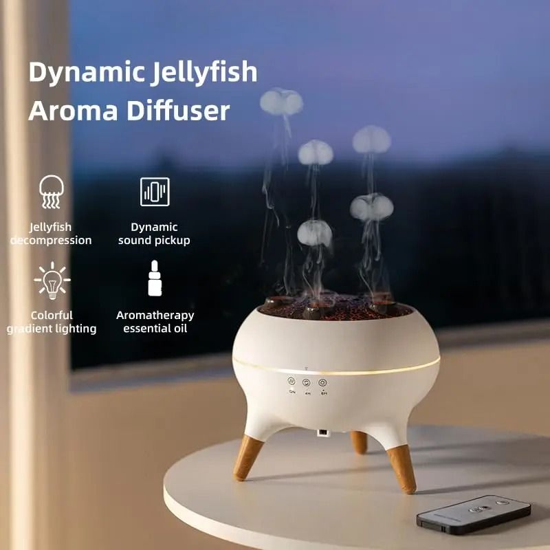 Dynamic Jellyfish Mist Humidifier and Essential Oil Diffuser
