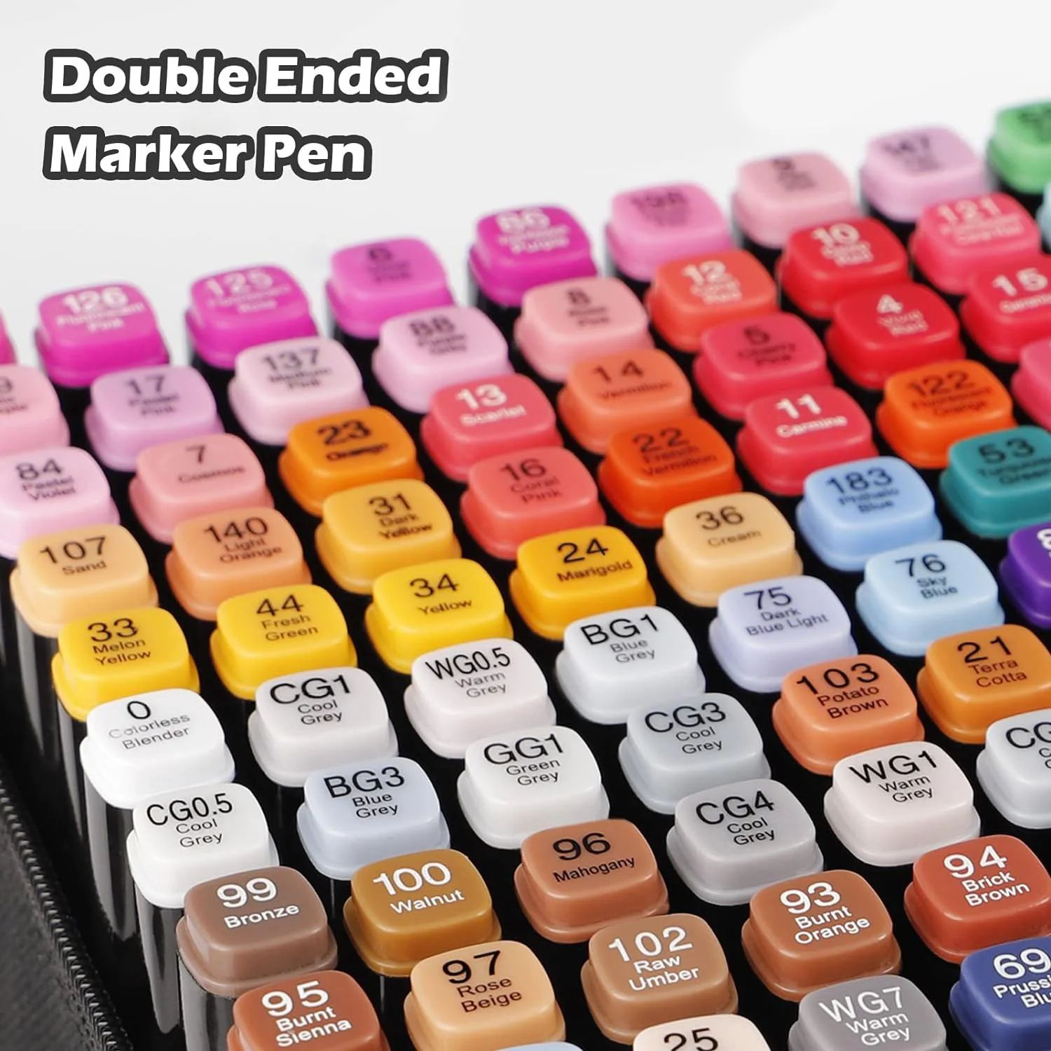 ColorSpectrum Dual-Tip Permanent Art Marker Pens Set