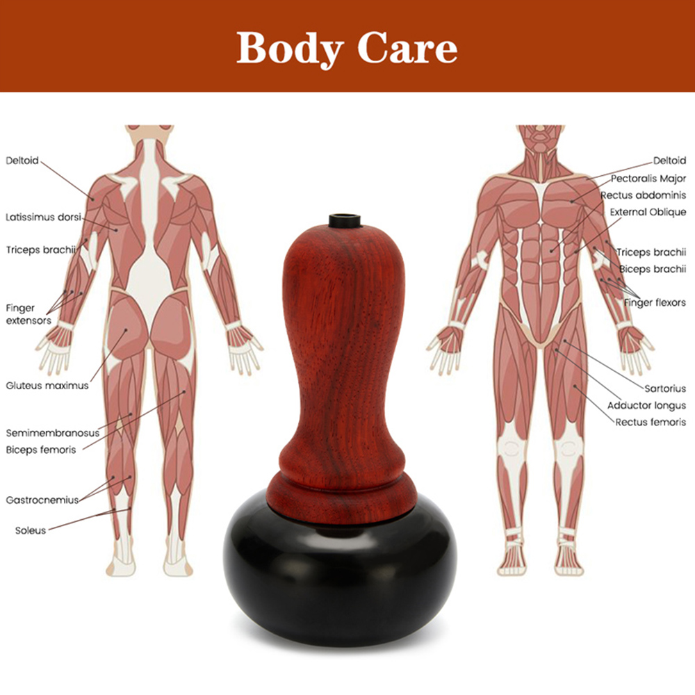 Electric GuaSha Massager Natural Stone, Back Neck Needle Skin Scraping, Face Massage Relax Spa Tool