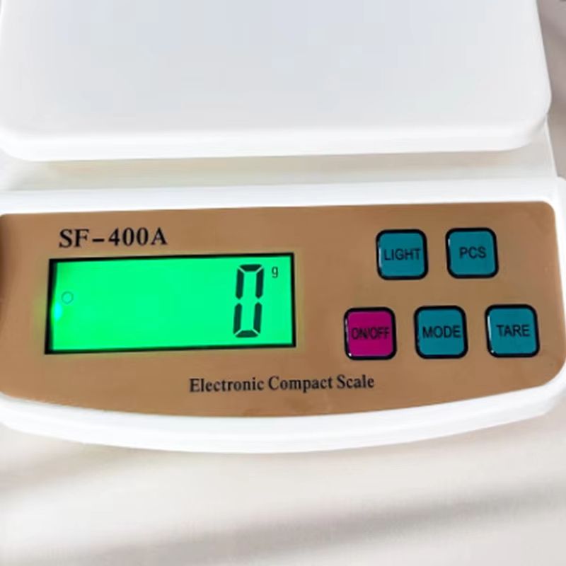 22 lb Precision Digital Kitchen Scale 0.04 oz Accuracy LCD Display with English Buttons