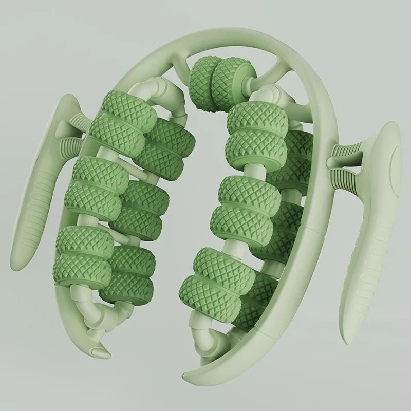 28 Wheel Annular Leg Clamp Massager Anti-Cellulite Body Slimming Roller