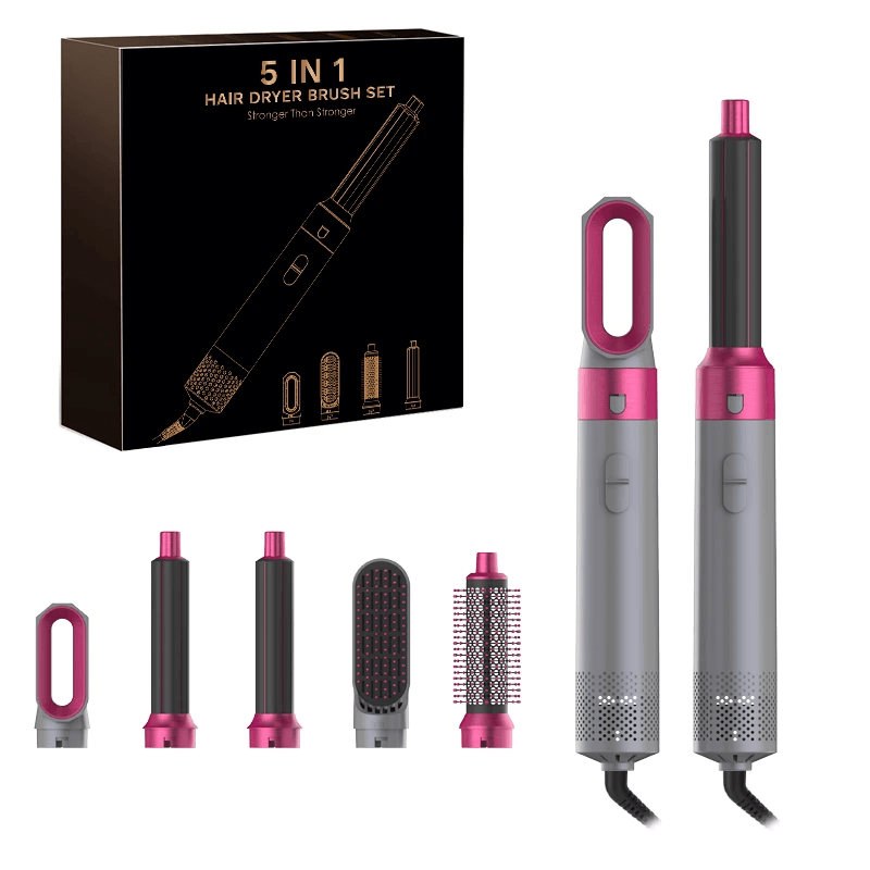 Professional Air Hair Styler, Low Noise, Fast Drying, Voluminous Curls & Straightening