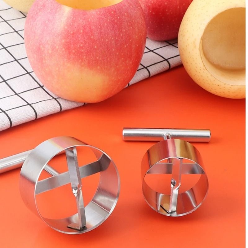Professional Stainless Steel Fruit Core Digger and Pitter for Apples and Pears
