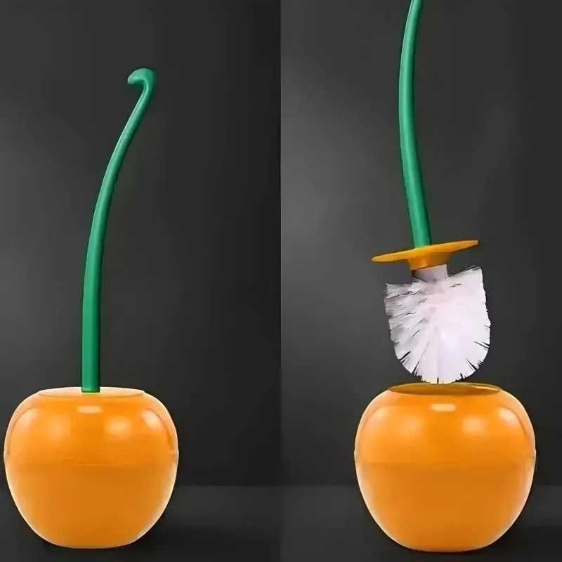 Cherry Shape Toilet Brush Set