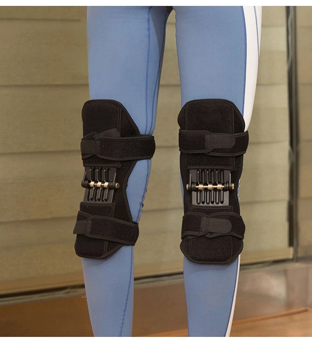 Joint Support Knee Pad with Spring Assist for Pain Relief and Stability