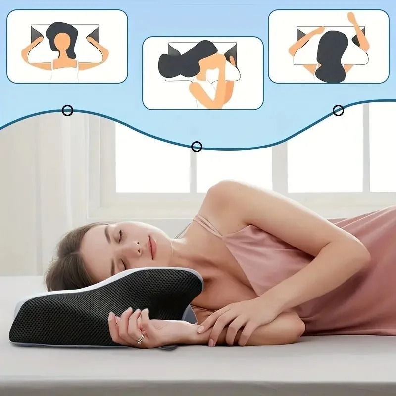 Elite 2-in-1 Ergonomic Memory Foam Cervical Pillow