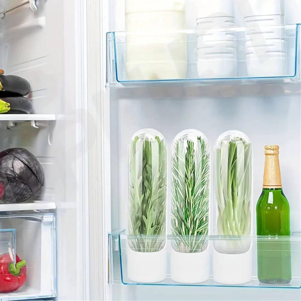 Herb Fresh Keeping Storage Bottle Refrigerator Organizer