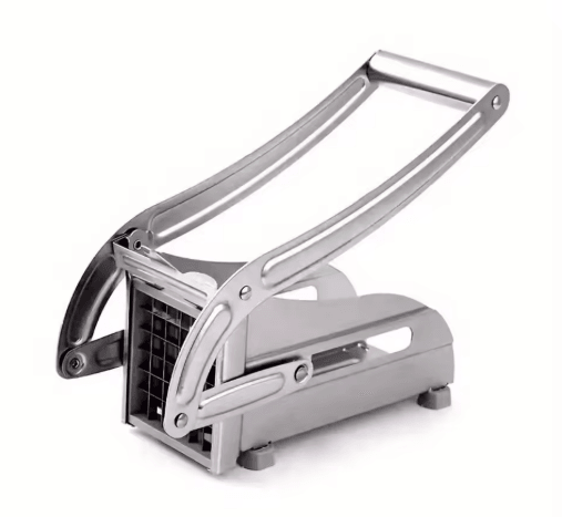 Stainless Steel 4-in-1 Manual Potato Cutter – French Fries Slicer & Dicer
