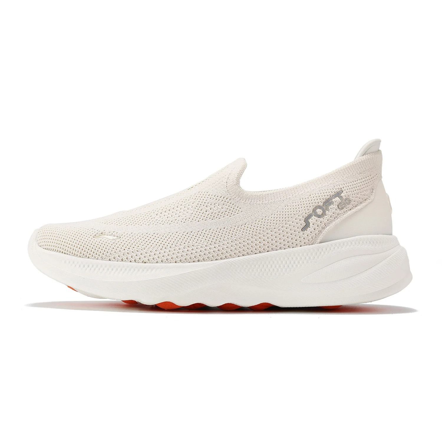 Women Knit Slip On Walking Shoes Breathable Flexible Cushion Sneakers