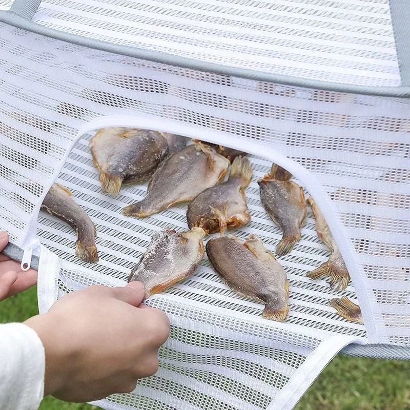 Three Layer Drying Net Anti Mosquito Fish and Food Drying Rack