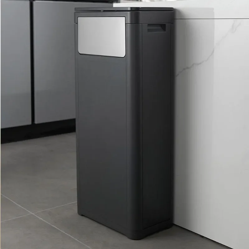 Rectangular Kitchen Wastebasket with Anti Odor and Recycling Features Trash Can Storage Kitchen Wastebasket Toilet
