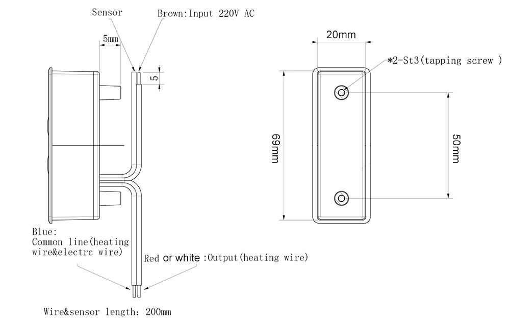 Digital Thermostat Timer Controller