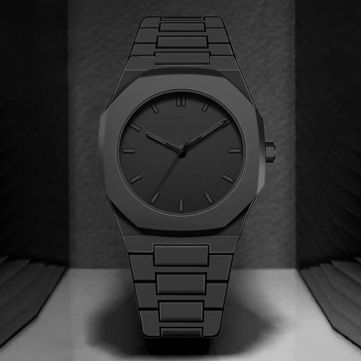 TOMI Minimalist Mens Quartz Watch Simple Style Casual Wristwatch