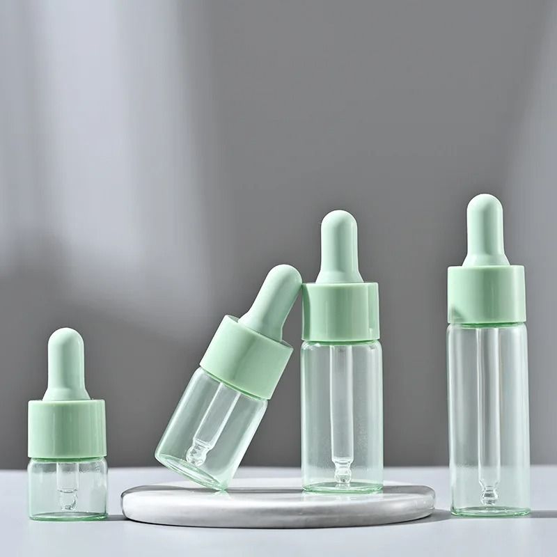 10-Piece Cosmetic Glass Dropper Bottle Set