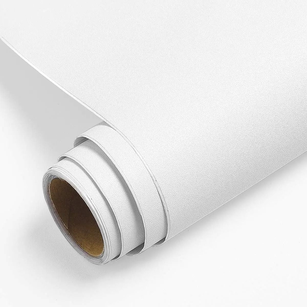 Waterproof Matte White Self Adhesive Wallpaper Vinyl Contact Paper