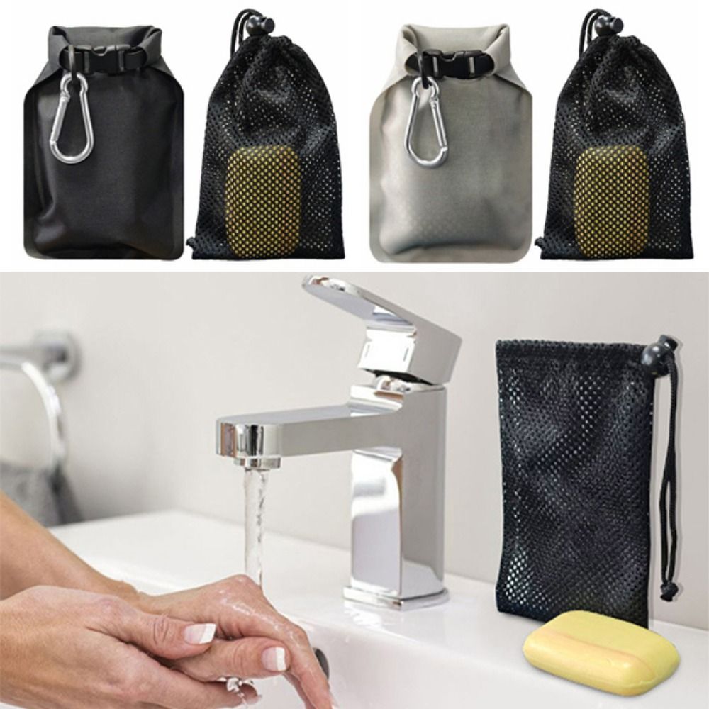 Portable Leak-Proof Soap Case Foldable Travel Soap Holder with Buckle for Camping & Travel