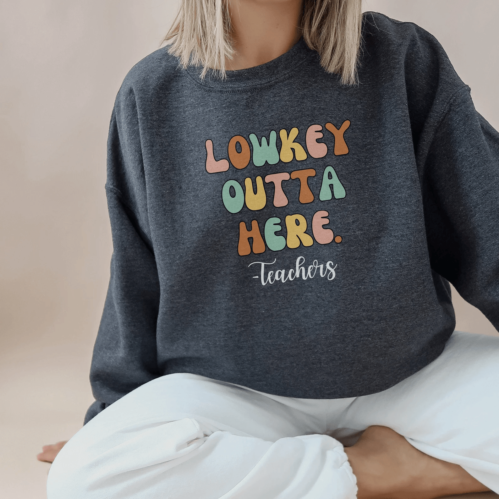 Last Day of School Retro Shirt Happy End of Year Teacher Tee Gift Sweatshirt