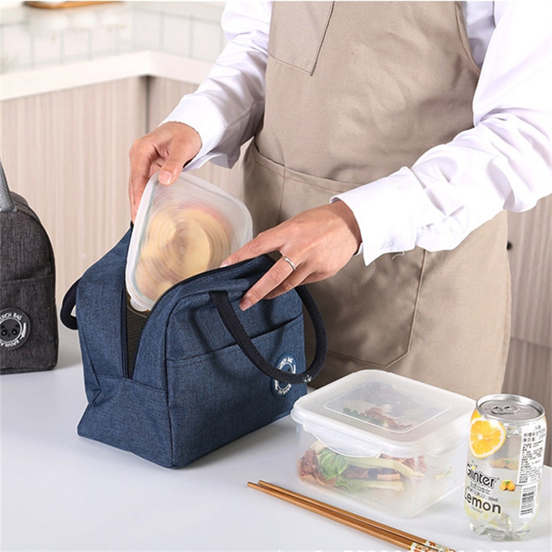Durable Small Portable Thermal Lunch Bag Insulated Cooler Cartoon Food Box for Students