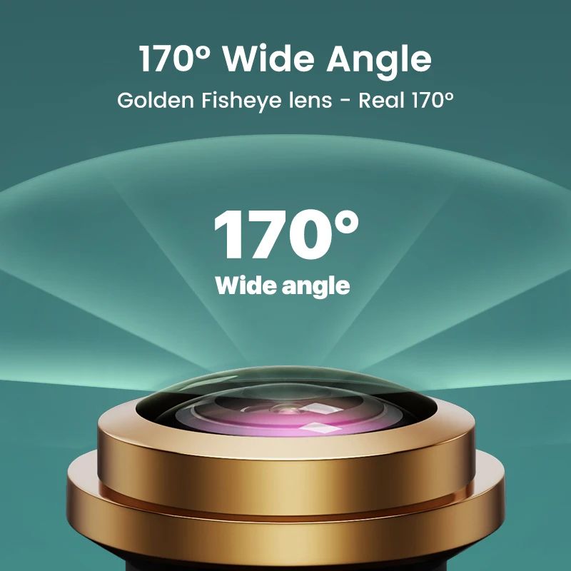 GreenYi 170° rear view camera AHD 1080P Metal Body Fisheye Backup Parking Camera